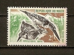 Stamps Nigeria -  Ceryle Rudis Rudis.