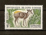 Stamps Ivory Coast -  Chephalopus Sylvicultor.