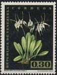 Stamps Venezuela -  VENEZUELA 1962 1437 Sello Nuevo Serie Flores Orquidea