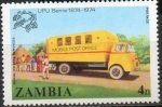 Stamps Africa - Zambia -  ZAMBIA 1974 Sello Nuevo UPU Berna Camion Servicio Postal Rural