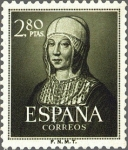Stamps Spain -  ESPAÑA 1951 1096 Sello Nuevo Centenario Isabel la Catolica Yv 815