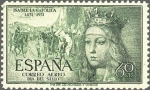 Sellos de Europa - Espa�a -  ESPAÑA 1951 1097 Sello Nuevo Centenario Isabel la Catolica Correo Aereo Yv 816