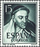 Stamps Spain -  ESPAÑA 1950 1073 Sello Nuevo Literatos Tirso de Molina Yv823