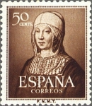 Stamps Spain -  ESPAÑA 1951 1092 VI Centenario del Nacimiento de Isabel La Católica Yv811