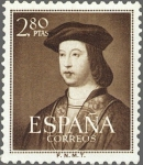 Stamps Spain -  ESPAÑA 1952 1110 Sello Nuevo V Centenario Nacimiento Fernando el Católico