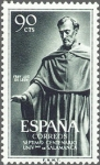 Stamps Spain -  ESPAÑA 1953 1127 Sello Nuevo VII Centenario Universidad de Salamanca Escultura Fray Luis de León 90c