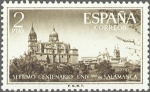 Stamps Spain -  ESPAÑA 1953 1128 Sello Nuevo VII Centenario Universidad de Salamanca Catedral de Salamanca 2pts