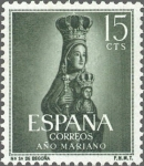 Stamps Spain -  ESPAÑA 1954 1133 Sello  Nuevo Año Mariano Ntra. Sra. de Begoña Bilbao 15c