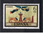 Sellos de Europa - Espaa -  Edifil  2288   Pintores   Códices   Día del Sello. Marco dorado  