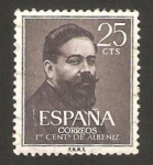 Stamps Spain -  1320 - I Centº del nacimiento de Isaac Albéniz