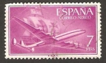 Stamps Spain -  Supercostellation y nao Santa María