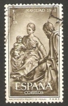 Stamps Spain -  1478 - Navidad, Nacimiento de Pedro de Mena