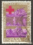Stamps Spain -  1534  - Centº de la Cruz Roja Internacional