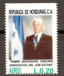 Sellos del Mundo : America : Honduras : PRESIDENTE  JOSÉ  SIMÓN  AZCONA  HOYO