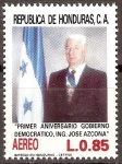 Stamps Honduras -  PRESIDENTE  JOSÉ  SIMÓN  AZCONA  HOYO