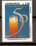 Stamps Honduras -  EMBLEMA  DE  LA  O.N.U.