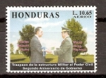 Sellos de America - Honduras -  TRASPASO  DE  PODER