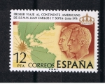 Sellos de Europa - Espaa -  Edifil  2333  Primer viaje al continente americano de SS.MM. los Reyes de España  