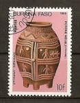 Stamps : Africa : Burkina_Faso :  Artesania.
