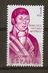 Stamps : Europe : Spain :  Feancisco Antonio Mourelle.