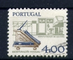 Stamps : Europe : Portugal :  Escritura manual y computador de gestión