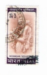 Stamps India -  Hombre (repetido)