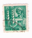 Stamps : Asia : India :  Hombre (repetido)