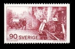 Stamps : Europe : Sweden :  Bomberos