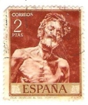 Sellos de Europa - Espaa -  Viejo desnudo al 50%