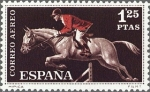 Stamps Spain -  ESPAÑA 1960 1316 Sello Nuevo Deportes Hípica Correo Aereo 1,25pts
