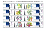 Stamps Spain -  ESPAÑA 2005 4192 Sellos Nuevos Minipliego 25 Aniv. Premios Principe Asturias **