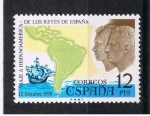 Stamps Spain -  Edifil  2370  Viaje a Hispanoamérica de los Reyes de España  
