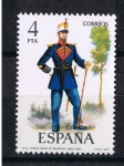 Stamps Spain -  Edifil  2384  Uniformes militares  