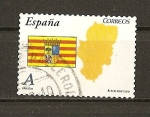 Stamps Spain -  Aragon.