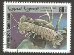 Stamps : Africa : Morocco :  fauna marina