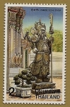 Sellos de Asia - Tailandia -  Estatua china de piedra