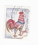 Stamps France -  Le coq de Decaris (repetido)