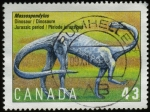Stamps : America : Canada :  Dinosaurio