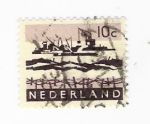 Stamps Netherlands -  Pesqueros (repetido)
