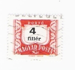 Stamps Hungary -  4 Fillér