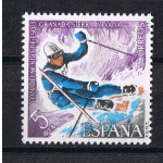 Stamps : Europe : Spain :  Edifil  2408  Copa del Mundo de esquí