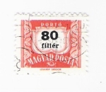 Stamps Hungary -  80 Fillér