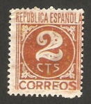 Stamps Spain -  cifra