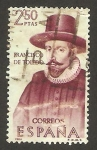 Stamps Spain -  francisco de toledo