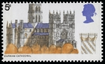 Sellos del Mundo : Europe : United_Kingdom : REINO UNIDO:  Catedral y castillo de Durham