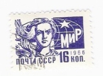 Stamps Russia -  Mujer (repetido)