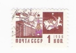 Stamps : Europe : Russia :  sol (repetido)