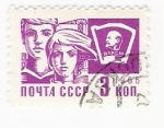 Stamps Russia -  Hombre y mujer (repetido)