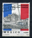 Sellos de America - M�xico -  Bicentenario revolución francesa