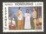 Stamps Honduras -  espamer 91